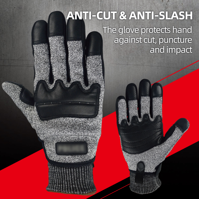 Leatherworking Leveling - XYEHS Gants tactiques anti-coupure de niveau