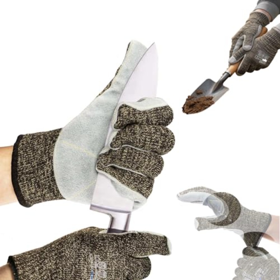 Leatherworking Leveling - Gants de travail pour le jardinage