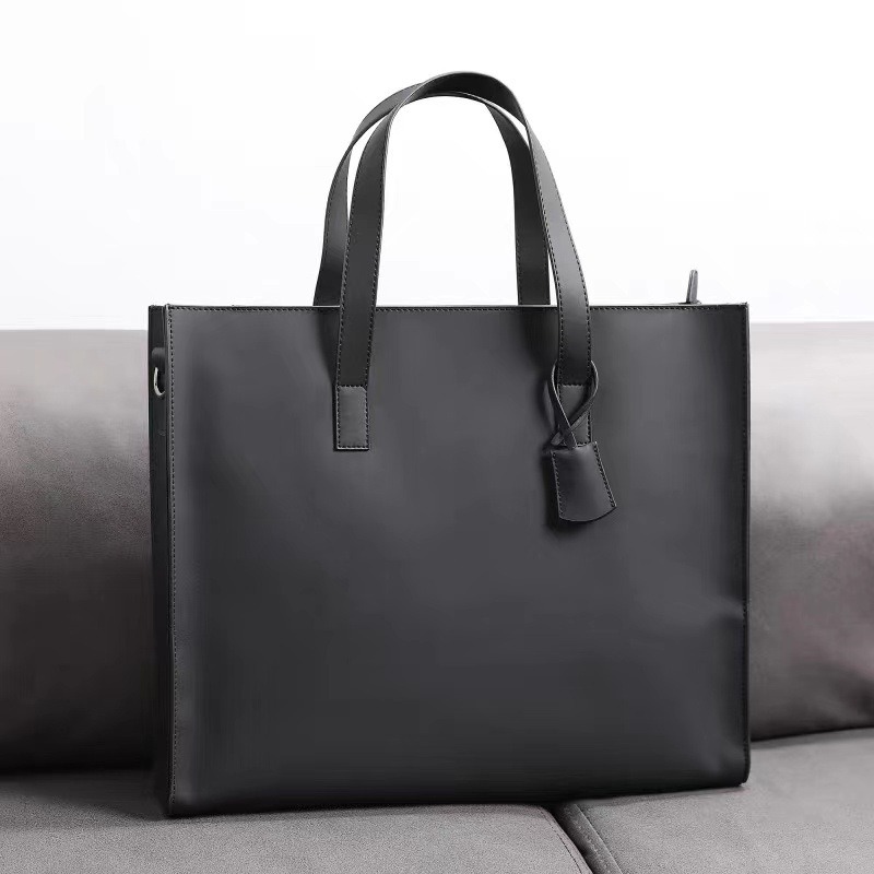 Leather Work Bag Men - Nouveau Sac à Main Homme 2026