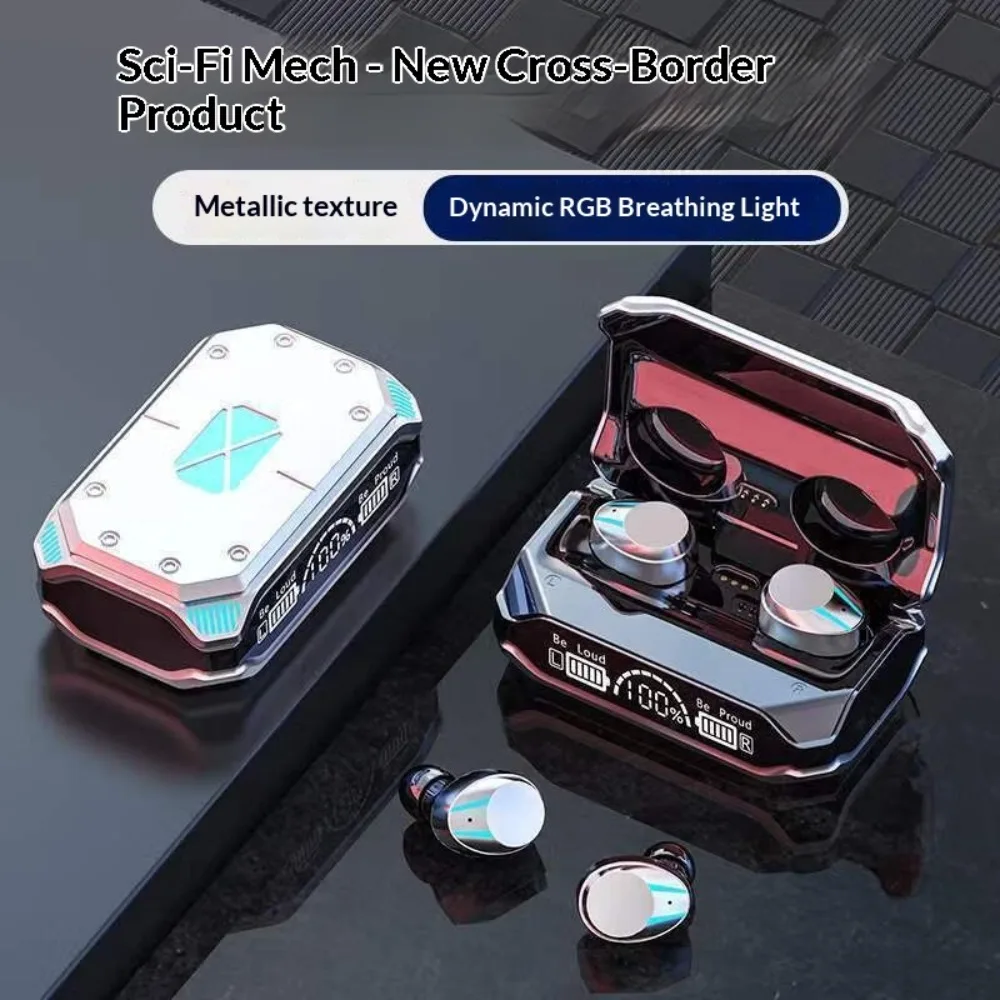 Leatherworking Leveling - Écouteurs sans fil Bluetooth 5.3, longue