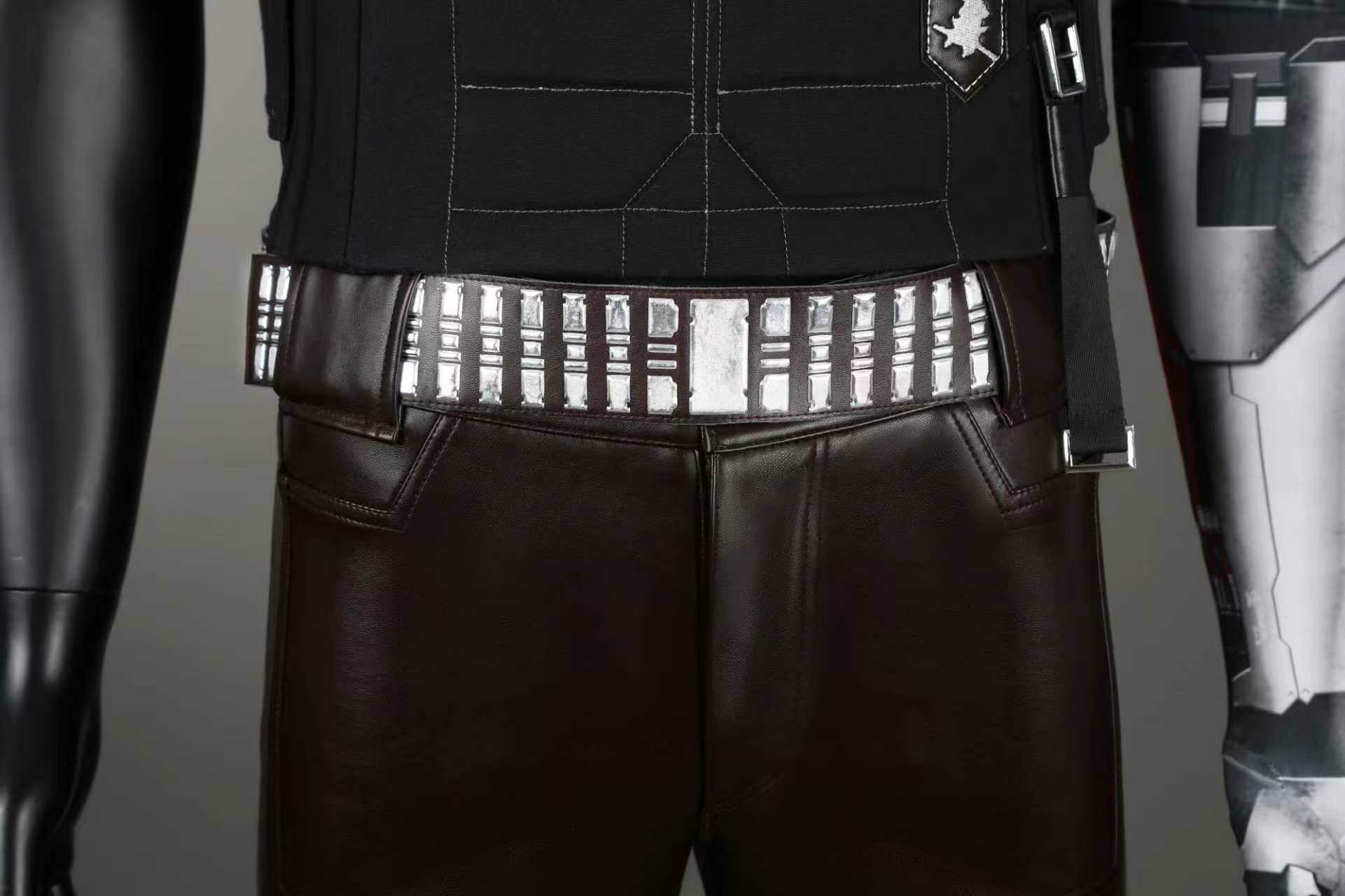 Leather Work Pants - Costume de Cosplay Johnny Silverhand, tenues