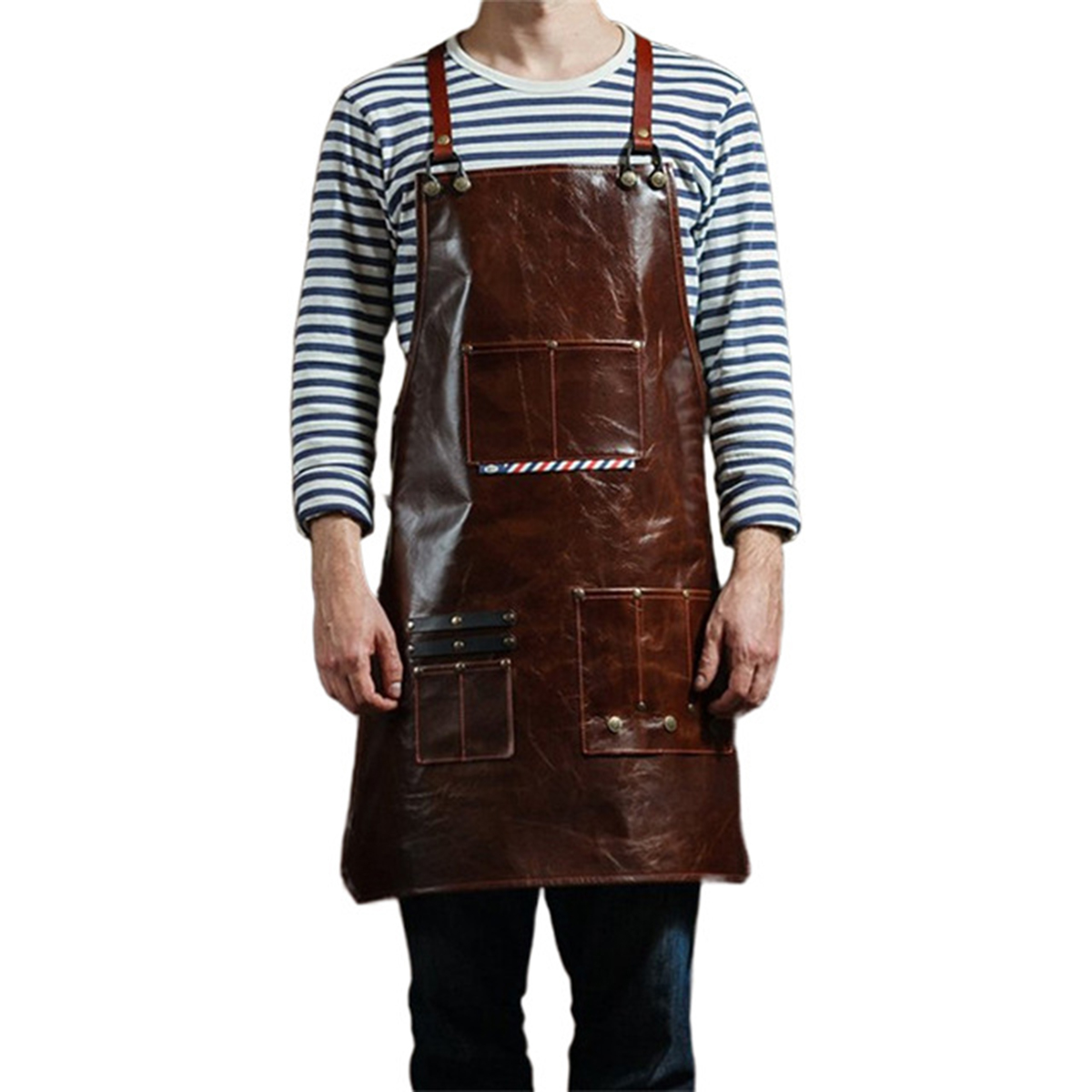 Leatherwork Workshop - Tablier de travail en cuir pour
