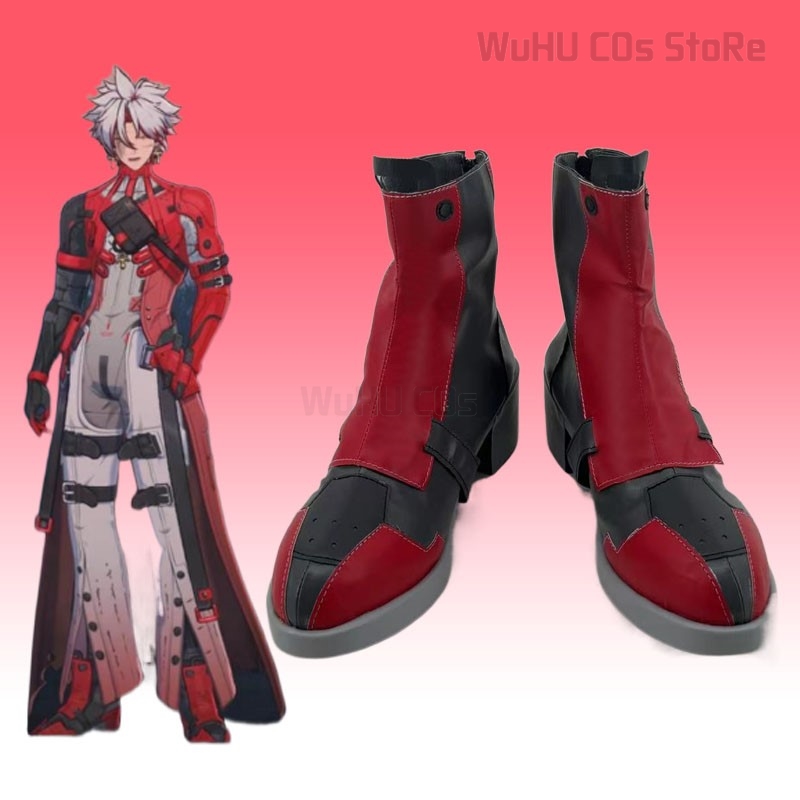 Leather Work Pants - Wuthering Waves Scar Cosplay Chaussures pour