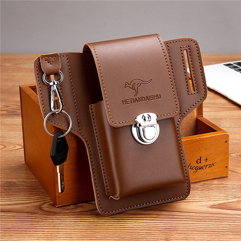 Leatherwork Belt - Sac de ceinture de téléphone pour