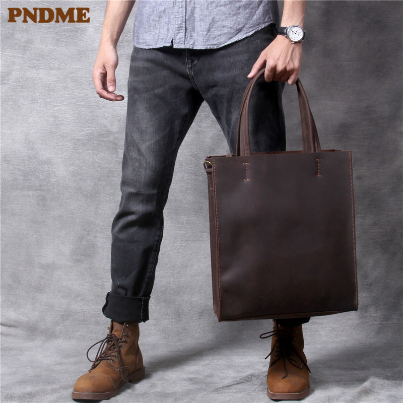 Sac fourre-tout Vintage en cui - Leatherwork Workshop avis et prix