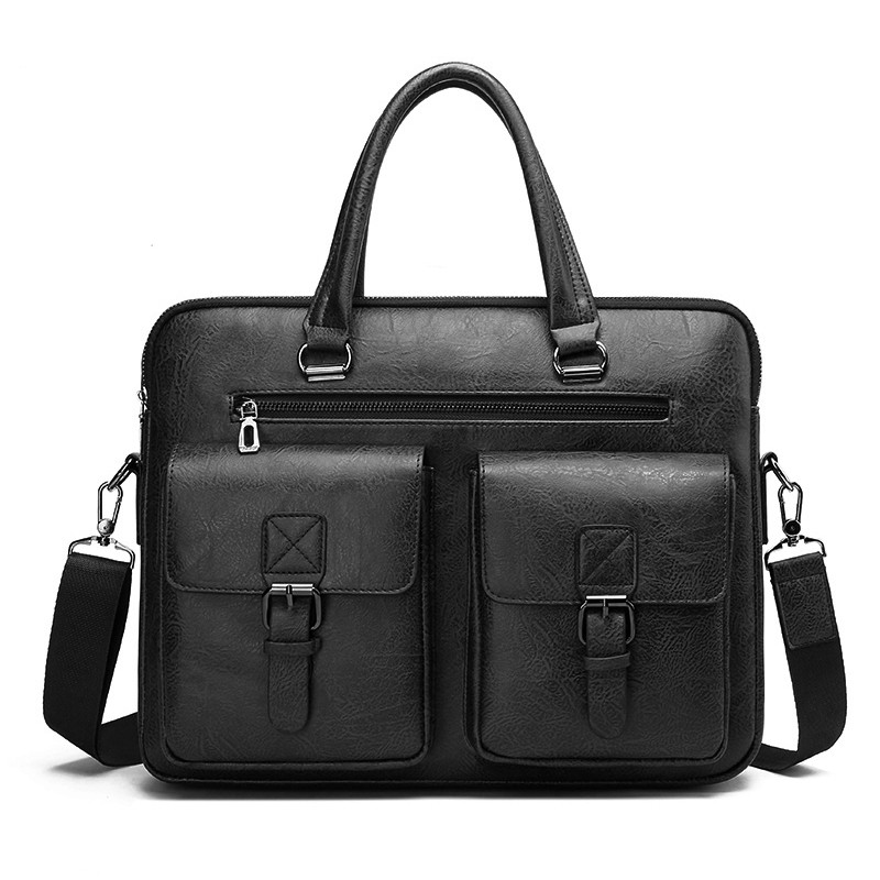 Marque de luxe homme mallette  - Leather Work Bag Men avis et prix