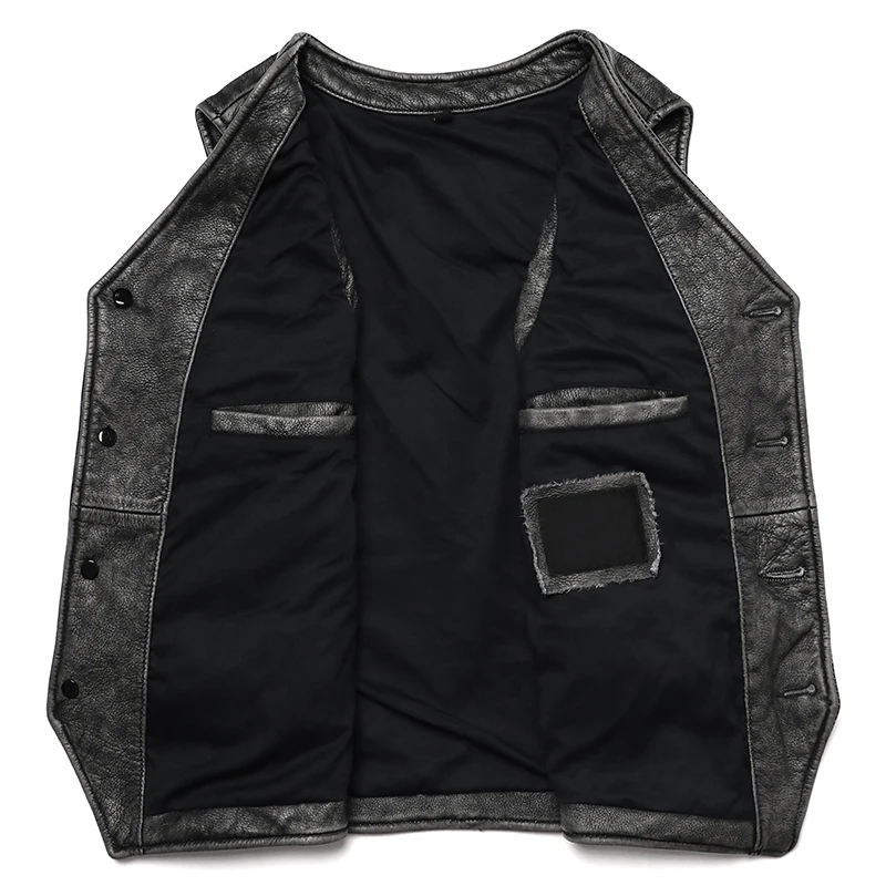 Vêtements de travail vintage p - Leather Work Vest For Men avis et prix