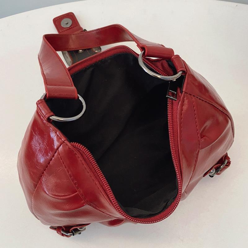 Sac à bandoulière plissé en cu - Leatherwork Workshop avis et prix