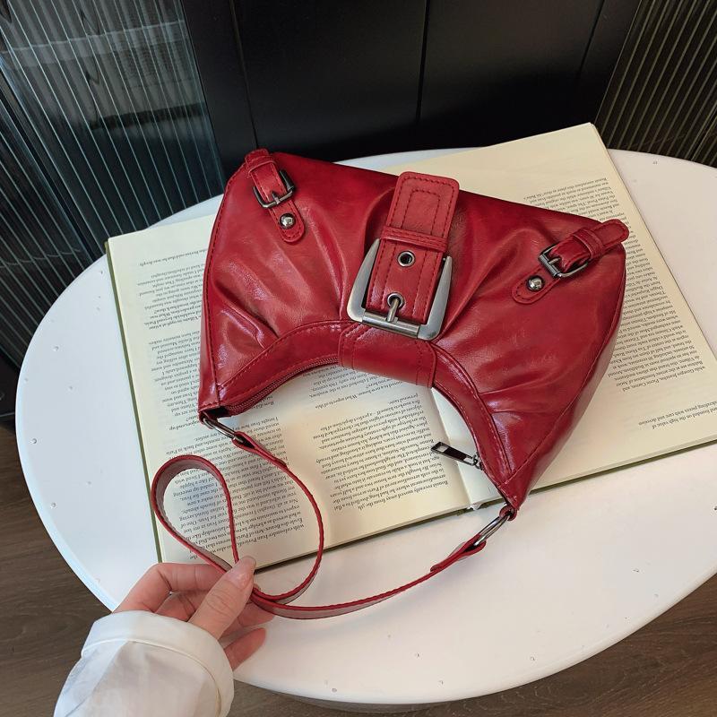 Sac à bandoulière plissé en cu - Leatherwork Workshop avis et prix