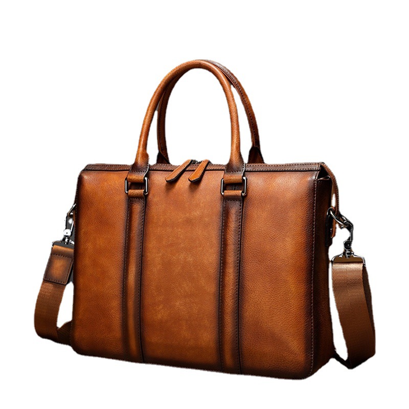 Porte-documents en cuir pleine - Leather Work Bag Men avis et prix