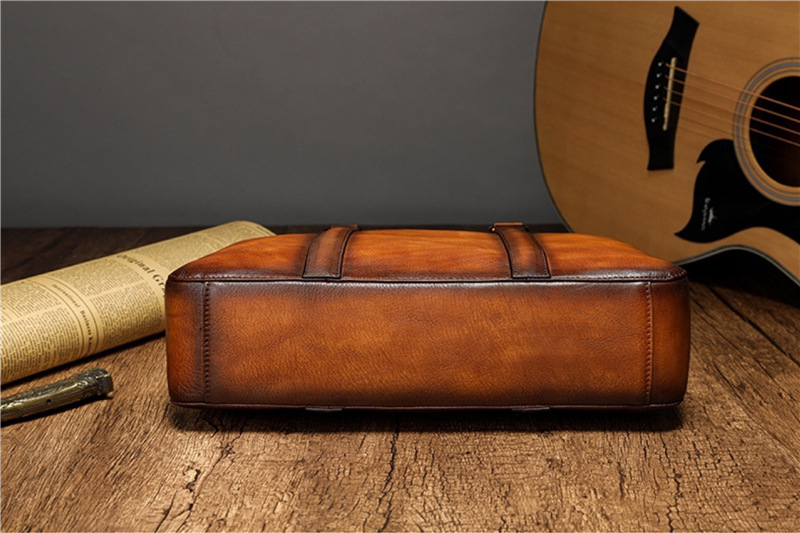 Porte-documents en cuir pleine - Leather Work Bag Men avis et prix