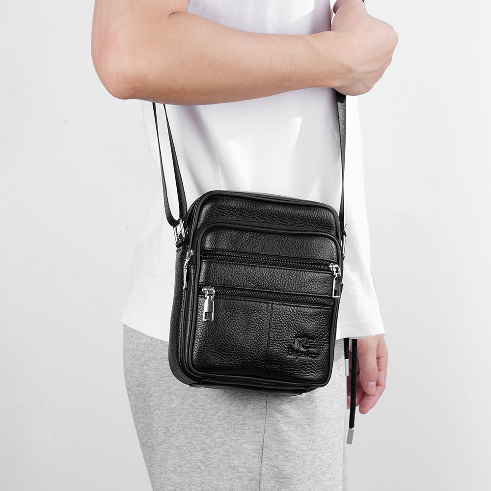 Sac à bandoulière pour hommes, - Leather Work Bag Men avis et prix