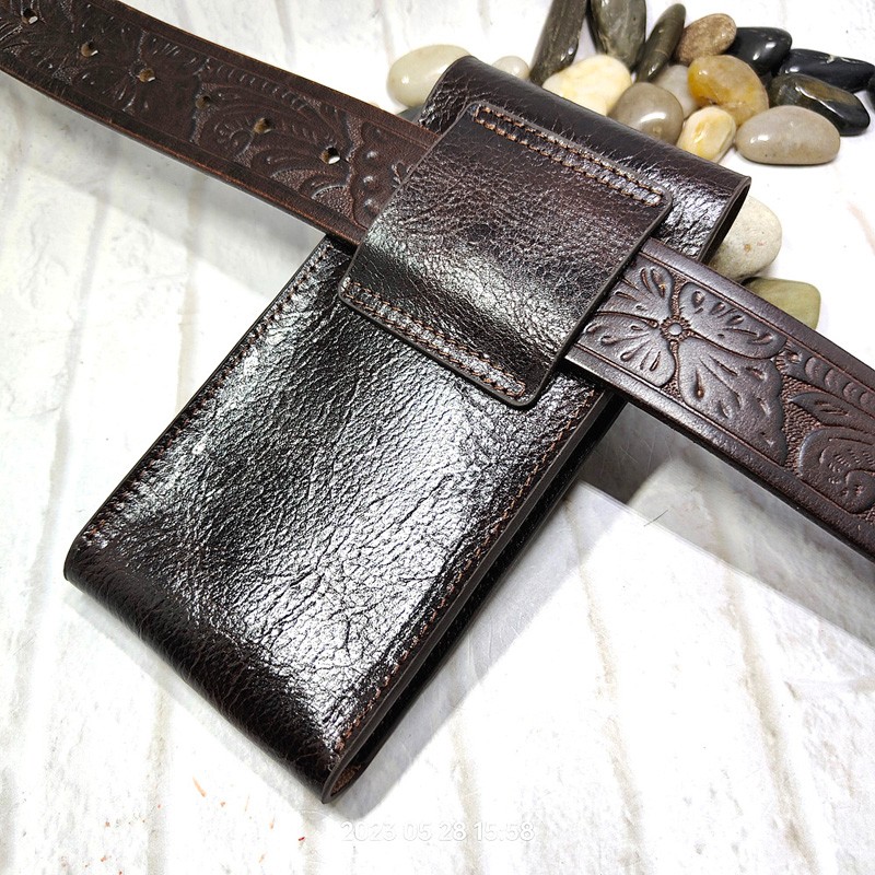 Sac de taille en cuir véritabl - Leatherwork Belt avis et prix