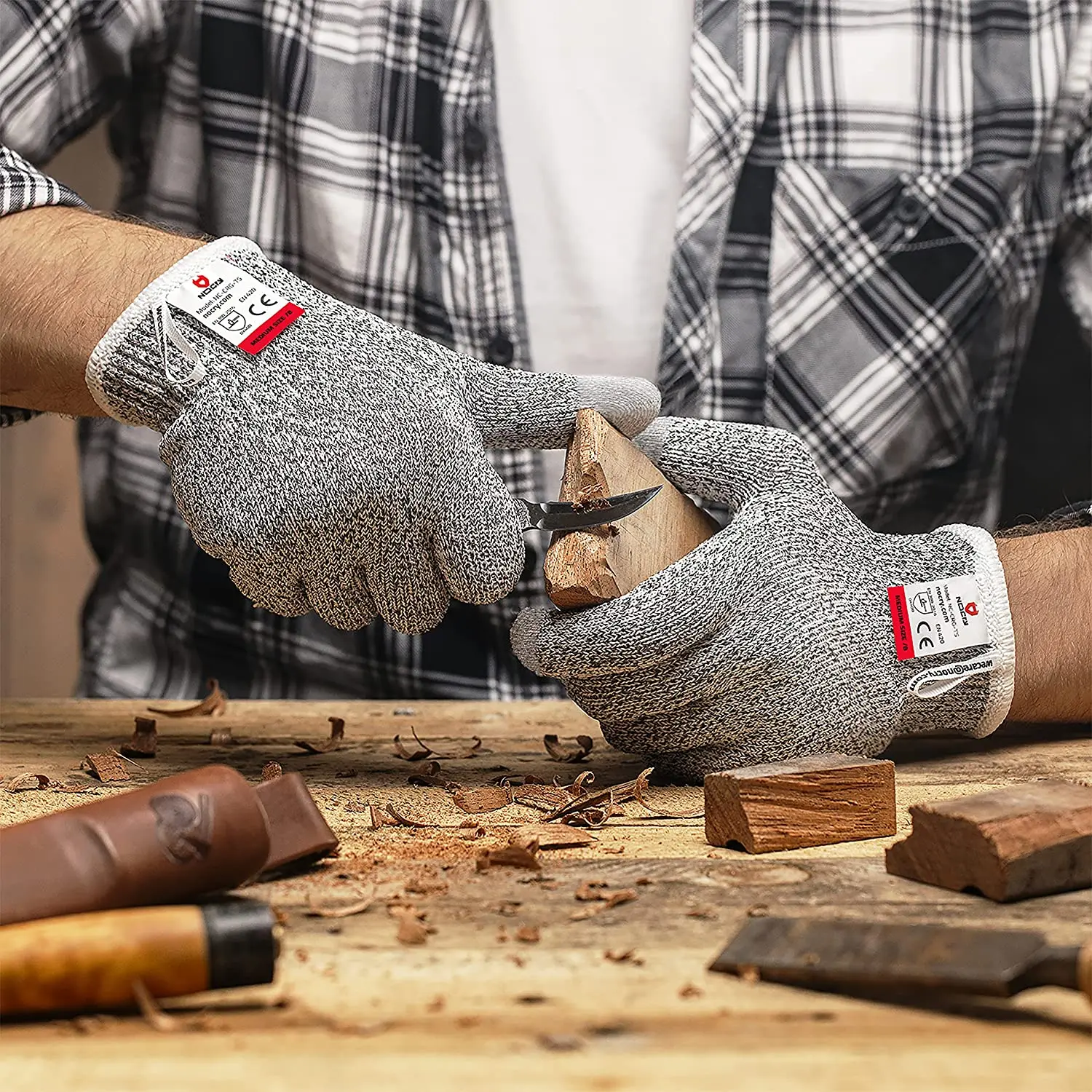 Gants résistants aux coupures  - Leatherworking Leveling avis et prix