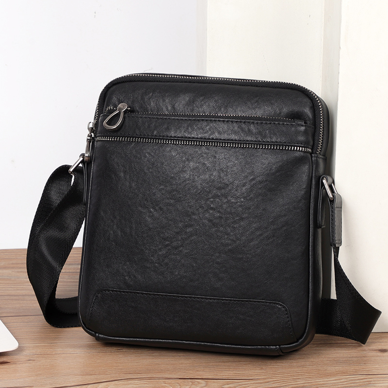 Cuir véritable hommes sac à ba - Leather Work Bag Men avis et prix