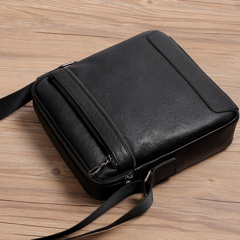 Cuir véritable hommes sac à ba - Leather Work Bag Men avis et prix