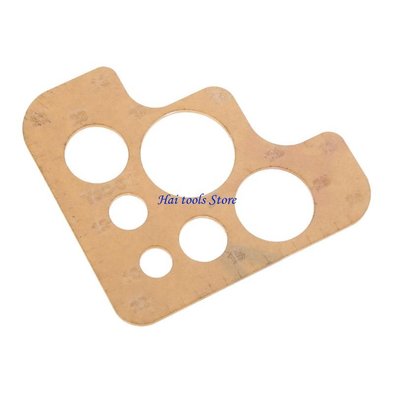 Règle modèle travail du en acr - Leatherwork Templates avis et prix