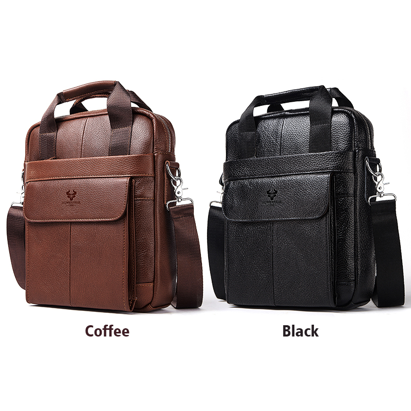 Sacs en cuir véritable durable - Leather Work Bag Men avis et prix