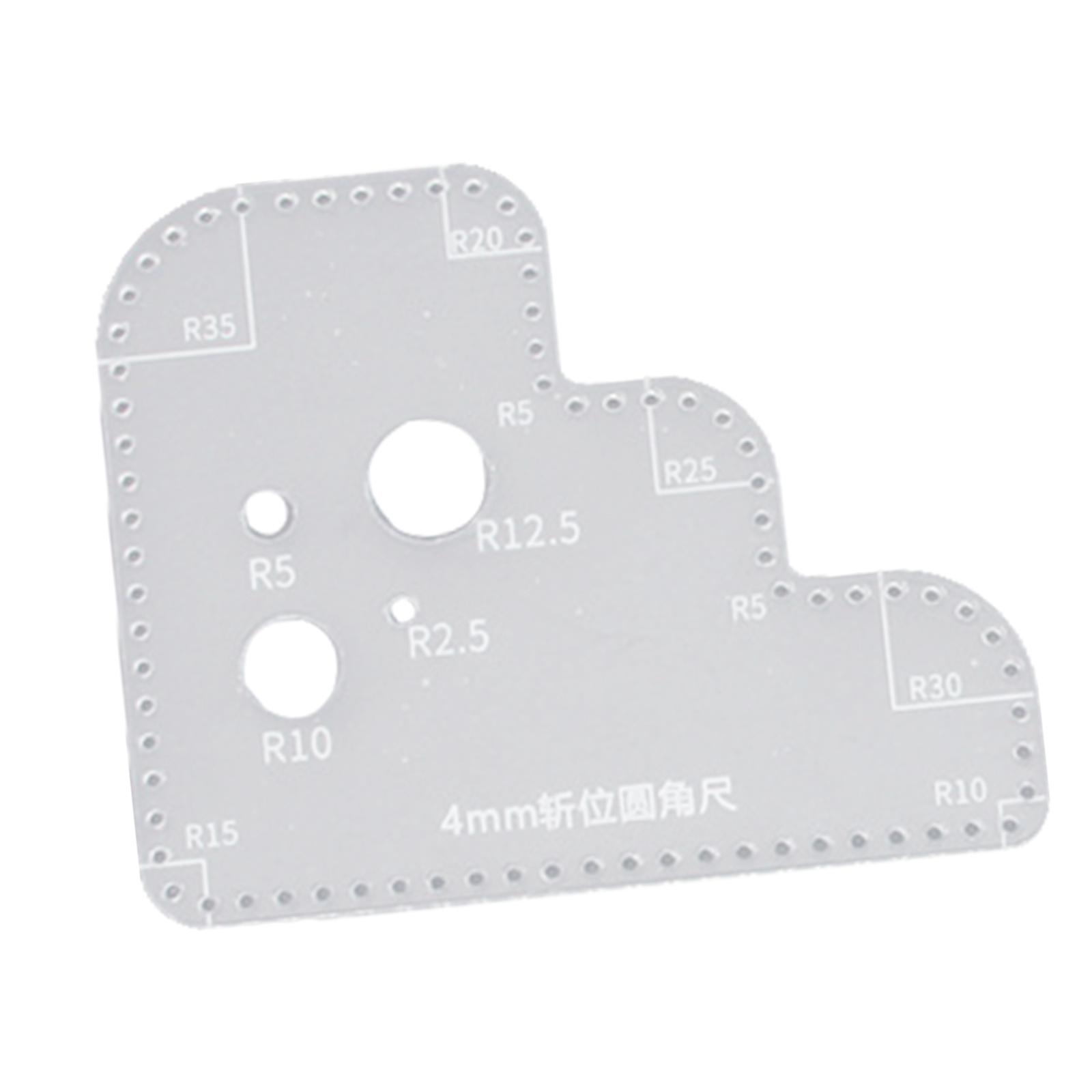 Gabarit en acrylique pour trav - Leatherwork Templates avis et prix