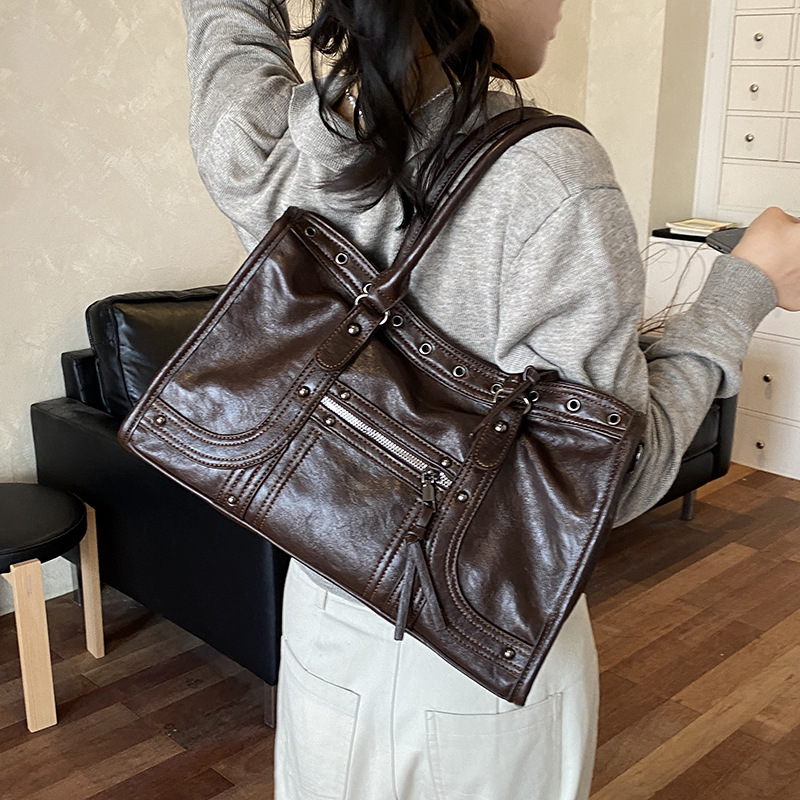 Sac à main rétro pour moto, sa - Leatherwork Workshop avis et prix