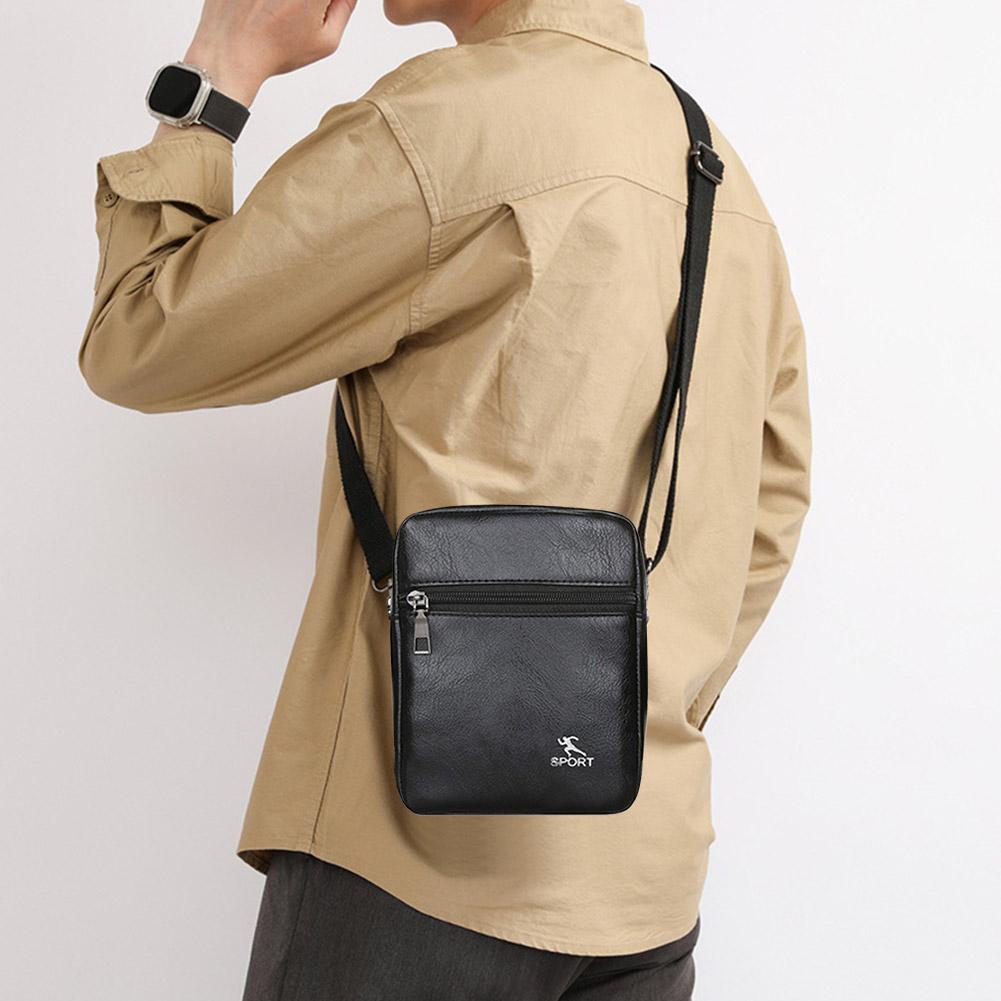 Sac messager à bandoulière en  - Leather Work Bag Men avis et prix