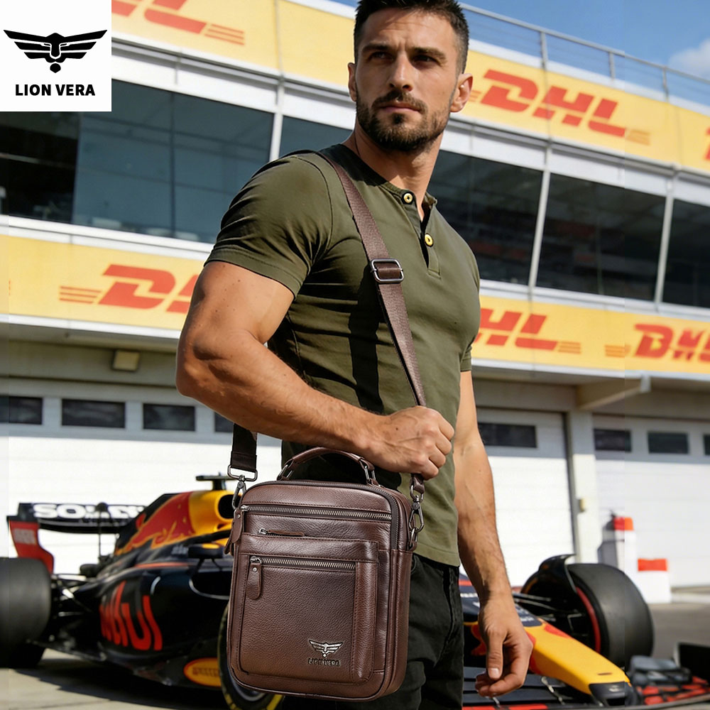 Sac à bandoulière pour homme L - Leather Work Bag Men avis et prix