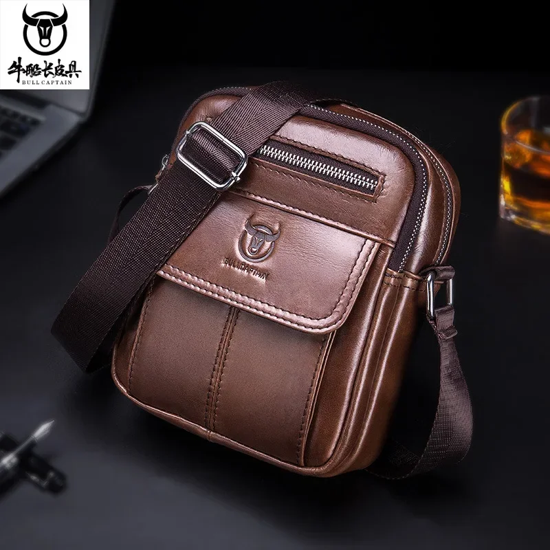 Bullcaptain-Sac en cuir de vac - Leather Work Bag Men avis et prix
